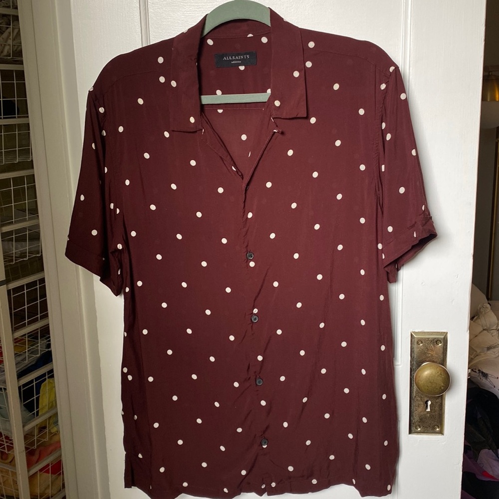 Mens Allsaints button down shirt